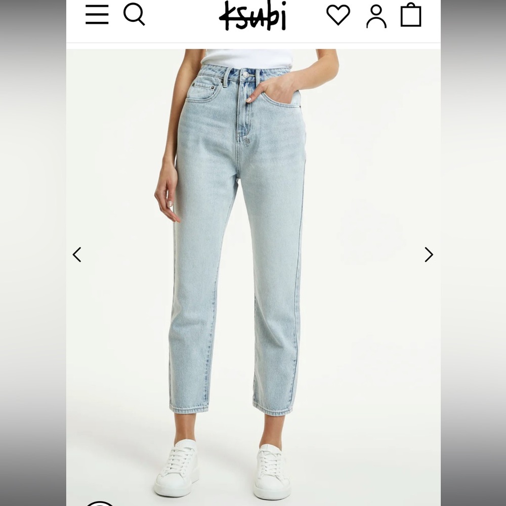 Ksubi light wash jeans 23